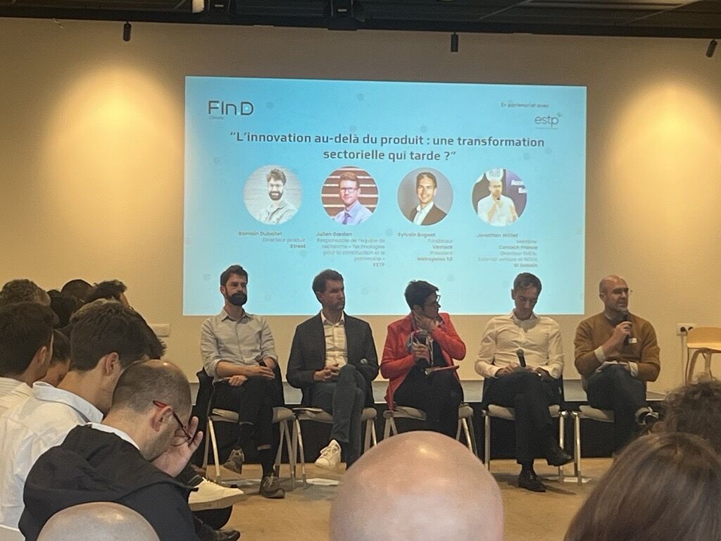 événement "Immobilier & construction, moteurs de régénération ou d’inertie climatique ?" organisé par FIND Climate, dont l'ESTP - Grande école d'ingénieurs de la construction était partenaire.