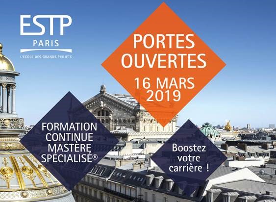 Journée Portes Ouvertes - Formation Continue, ESTP Paris