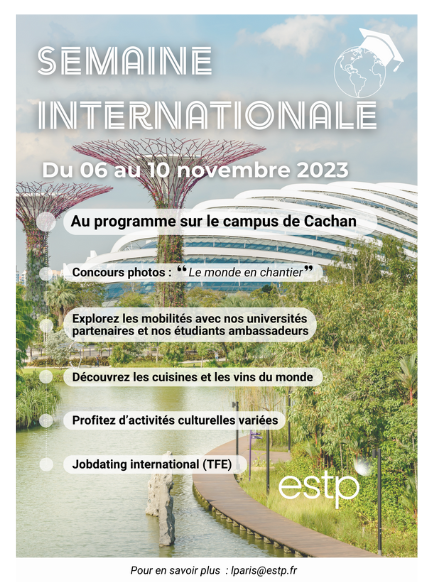 Programme Semaine internationale 2023